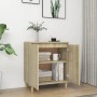 Aparador con patas madera contrachapada roble Sonoma 60x35x70cm de vidaXL, Aparadores - Ref: Foro24-806070, Precio: 65,49 €, ...