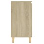 Aparador con patas madera contrachapada roble Sonoma 60x35x70cm de vidaXL, Aparadores - Ref: Foro24-806070, Precio: 65,49 €, ...