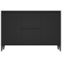 Aparador de madera contrachapada negro 104x35x70 cm de vidaXL, Aparadores - Ref: Foro24-806113, Precio: 88,73 €, Descuento: %