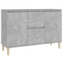 Concrete gray engineered wood sideboard 101x35x70 cm by vidaXL, Sideboards - Ref: Foro24-806107, Price: 79,50 €, Discount: %