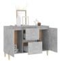 Concrete gray engineered wood sideboard 101x35x70 cm by vidaXL, Sideboards - Ref: Foro24-806107, Price: 79,50 €, Discount: %