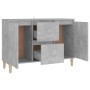 Concrete gray engineered wood sideboard 101x35x70 cm by vidaXL, Sideboards - Ref: Foro24-806107, Price: 79,50 €, Discount: %