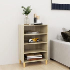 Aparador madera contrachapada color roble Sonoma 57x35x90 cm de vidaXL, Aparadores - Ref: Foro24-806124, Precio: 50,99 €, Des...