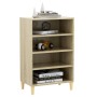 Sonoma oak plywood sideboard 57x35x90 cm by vidaXL, Sideboards - Ref: Foro24-806124, Price: 51,01 €, Discount: %