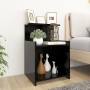 Mesita de noche madera contrachapada negro 40x35x60 cm de vidaXL, Mesitas de noche - Ref: Foro24-806177, Precio: 33,32 €, Des...