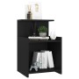 Bedside tables 2 units plywood black 40x35x60 cm by vidaXL, Nightstands - Ref: Foro24-806178, Price: 59,93 €, Discount: %