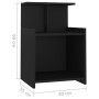 Nachttische 2 Stück Sperrholz schwarz 40x35x60 cm von vidaXL, Nachttische - Ref: Foro24-806178, Preis: 59,93 €, Rabatt: %