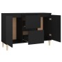 Aparador de madera ingeniería negro 101x35x70 cm de vidaXL, Aparadores - Ref: Foro24-806104, Precio: 85,37 €, Descuento: %