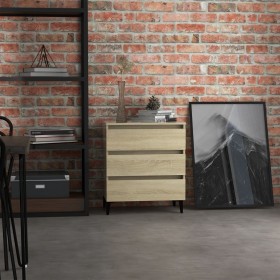 Sonoma oak plywood sideboard 60x35x69 cm by vidaXL, Sideboards - Ref: Foro24-806097, Price: 65,99 €, Discount: %