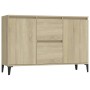 Aparador madera contrachapada color roble Sonoma 104x35x70 cm de vidaXL, Aparadores - Ref: Foro24-806115, Precio: 79,12 €, De...