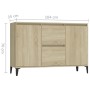 Aparador madera contrachapada color roble Sonoma 104x35x70 cm de vidaXL, Aparadores - Ref: Foro24-806115, Precio: 79,12 €, De...