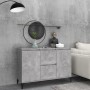 Concrete gray plywood sideboard 104x35x70 cm by vidaXL, Sideboards - Ref: Foro24-806116, Price: 85,52 €, Discount: %