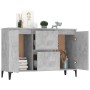 Betongraues Sperrholz-Sideboard 104x35x70 cm von vidaXL, Sideboards - Ref: Foro24-806116, Preis: 85,52 €, Rabatt: %