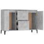 Concrete gray plywood sideboard 104x35x70 cm by vidaXL, Sideboards - Ref: Foro24-806116, Price: 85,52 €, Discount: %