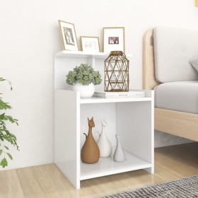 Nachttische 2 Stück aus weißem Sperrholz 40x35x60 cm von vidaXL, Nachttische - Ref: Foro24-806176, Preis: 61,99 €, Rabatt: %