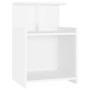 Mesitas de noche 2 uds madera contrachapada blanco 40x35x60 cm de vidaXL, Mesitas de noche - Ref: Foro24-806176, Precio: 61,3...