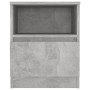 Engineered wood gray concrete bedside table 40x40x50 cm by vidaXL, Nightstands - Ref: Foro24-806165, Price: 35,85 €, Discount: %