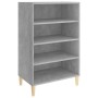 Aparador de madera contrachapada gris hormigón 57x35x90 cm de vidaXL, Aparadores - Ref: Foro24-806125, Precio: 49,92 €, Descu...