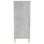 Aparador de madera contrachapada gris hormigón 57x35x90 cm de vidaXL, Aparadores - Ref: Foro24-806125, Precio: 49,92 €, Descu...