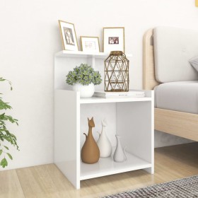 Mesita de noche madera contrachapada blanco 40x35x60 cm de vidaXL, Mesitas de noche - Ref: Foro24-806175, Precio: 39,24 €, De...