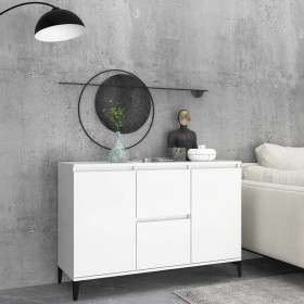 Sideboard aus weißem Sperrholz 104x35x70 cm von vidaXL, Sideboards - Ref: Foro24-806112, Preis: 83,16 €, Rabatt: %