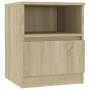 Sonoma oak plywood nightstand 40x40x50 cm by vidaXL, Nightstands - Ref: Foro24-806163, Price: 49,67 €, Discount: %