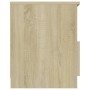 Sonoma oak plywood nightstand 40x40x50 cm by vidaXL, Nightstands - Ref: Foro24-806163, Price: 49,67 €, Discount: %