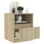 Sonoma oak plywood nightstand 40x40x50 cm by vidaXL, Nightstands - Ref: Foro24-806163, Price: 49,67 €, Discount: %