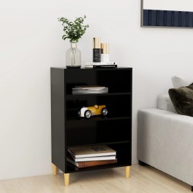 Aparador de madera contrachapada negro 57x35x90 cm de vidaXL, Aparadores - Ref: Foro24-806122, Precio: 49,99 €, Descuento: %