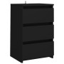 Mesita de noche madera contrachapada negro 40x35x62,5 cm de vidaXL, Mesitas de noche - Ref: Foro24-806213, Precio: 72,96 €, D...