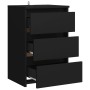 Mesita de noche madera contrachapada negro 40x35x62,5 cm de vidaXL, Mesitas de noche - Ref: Foro24-806213, Precio: 72,96 €, D...