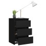 Mesita de noche madera contrachapada negro 40x35x62,5 cm de vidaXL, Mesitas de noche - Ref: Foro24-806213, Precio: 72,96 €, D...