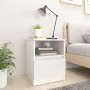 Bedside tables 2 pcs white plywood 40x40x50 cm by vidaXL, Nightstands - Ref: Foro24-806158, Price: 76,15 €, Discount: %