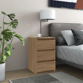 Nightstands 2 pcs Sonoma oak plywood 40x35x62.5cm by vidaXL, Nightstands - Ref: Foro24-806218, Price: 104,99 €, Discount: %