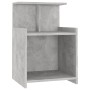 Bedside tables 2 units plywood gray concrete 40x35x60 cm by vidaXL, Nightstands - Ref: Foro24-806184, Price: 50,07 €, Discoun...