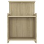 Sonoma oak plywood nightstand 40x35x60 cm by vidaXL, Nightstands - Ref: Foro24-806181, Price: 33,87 €, Discount: %