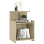 Sonoma oak plywood nightstand 40x35x60 cm by vidaXL, Nightstands - Ref: Foro24-806181, Price: 33,87 €, Discount: %