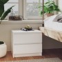 Mesitas de noche 2 uds madera contrachapada blanco 50x39x43,5cm de vidaXL, Mesitas de noche - Ref: Foro24-806194, Precio: 99,...