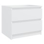 Mesitas de noche 2 uds madera contrachapada blanco 50x39x43,5cm de vidaXL, Mesitas de noche - Ref: Foro24-806194, Precio: 99,...