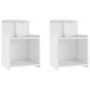 Nightstands 2 units glossy white plywood 40x35x60 cm by vidaXL, Nightstands - Ref: Foro24-806188, Price: 44,31 €, Discount: %