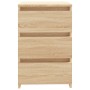 Mesita de noche madera contrachapada roble Sonoma 40x35x62,5cm de vidaXL, Mesitas de noche - Ref: Foro24-806217, Precio: 69,0...