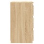 Mesita de noche madera contrachapada roble Sonoma 40x35x62,5cm de vidaXL, Mesitas de noche - Ref: Foro24-806217, Precio: 69,0...