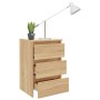 Mesita de noche madera contrachapada roble Sonoma 40x35x62,5cm de vidaXL, Mesitas de noche - Ref: Foro24-806217, Precio: 69,0...