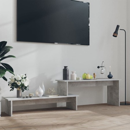 Mueble para TV madera contrachapada gris hormigón 180x30x43 cm de vidaXL, Muebles TV - Ref: Foro24-806269, Precio: 43,87 €, D...