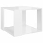 Glossy white plywood coffee table 40x40x30 cm by vidaXL, Coffee table - Ref: Foro24-806316, Price: 29,02 €, Discount: %