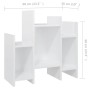 Auxiliary cabinet made of glossy white plywood, 60x26x60 cm by vidaXL, Sideboards - Ref: Foro24-806289, Price: 36,93 €, Disco...