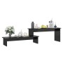 Glossy black plywood TV cabinet 180x30x43cm by vidaXL, TV Furniture - Ref: Foro24-806272, Price: 41,99 €, Discount: %