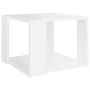 Mesa de centro de madera contrachapada blanco 40x40x30 cm de vidaXL, Mesas de centro - Ref: Foro24-806310, Precio: 25,74 €, D...