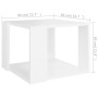 Couchtisch aus weißem Sperrholz, 40 x 40 x 30 cm von vidaXL, Couchtisch - Ref: Foro24-806310, Preis: 26,12 €, Rabatt: %