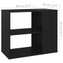 Armario auxiliar de madera contrachapada negro 60x30x50 cm de vidaXL, Aparadores - Ref: Foro24-806302, Precio: 39,40 €, Descu...